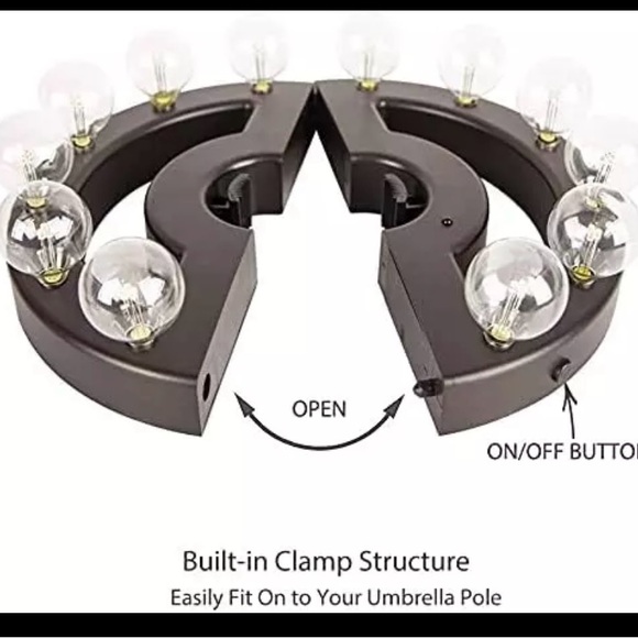 Sonoma LED Umbrella Light with Remote Control New in Box - Picture 7 of 10